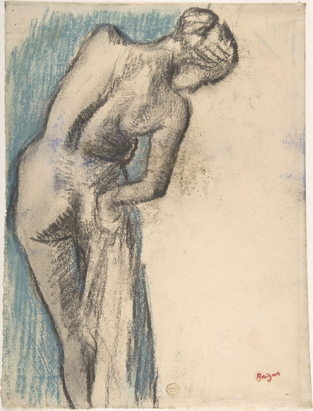 Edgar Degas - Bather Drying Herself