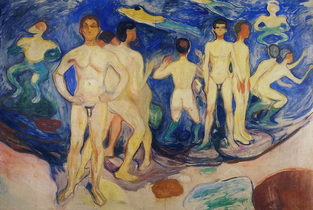Edvard Munch - Bathing Young Men