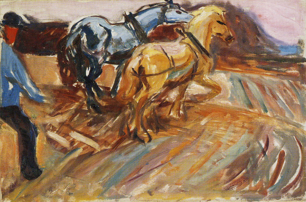 Edvard Munch - Behind the Plough