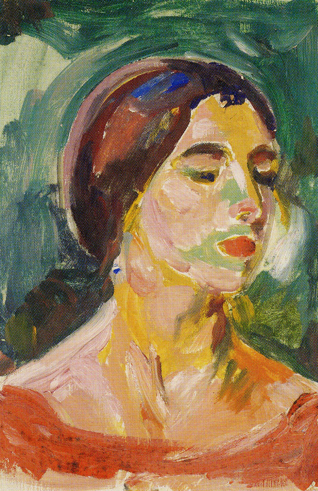 Edvard Munch - Birgit Prestøe, Portrait Study