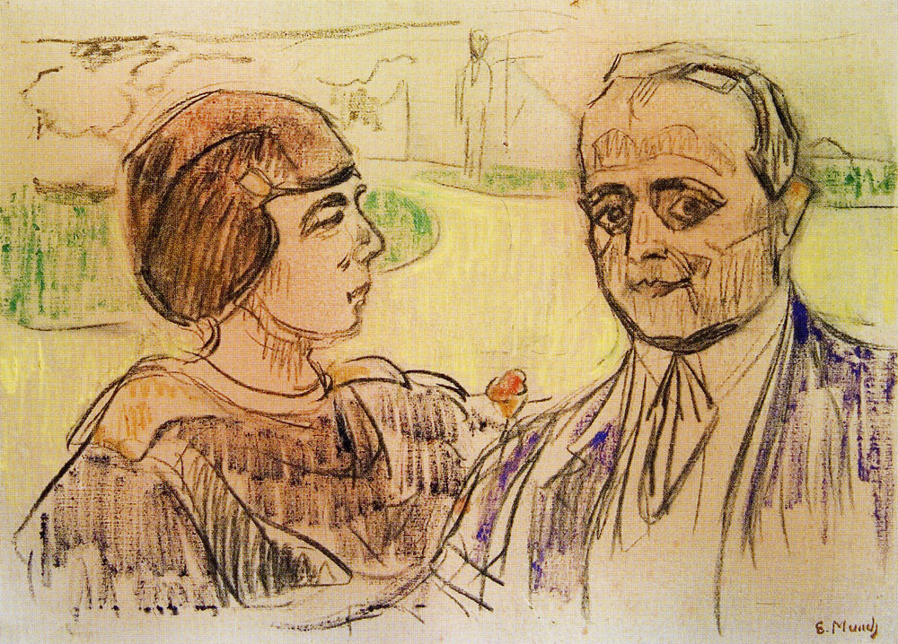 Edvard Munch - Elsa and Curt Glaser