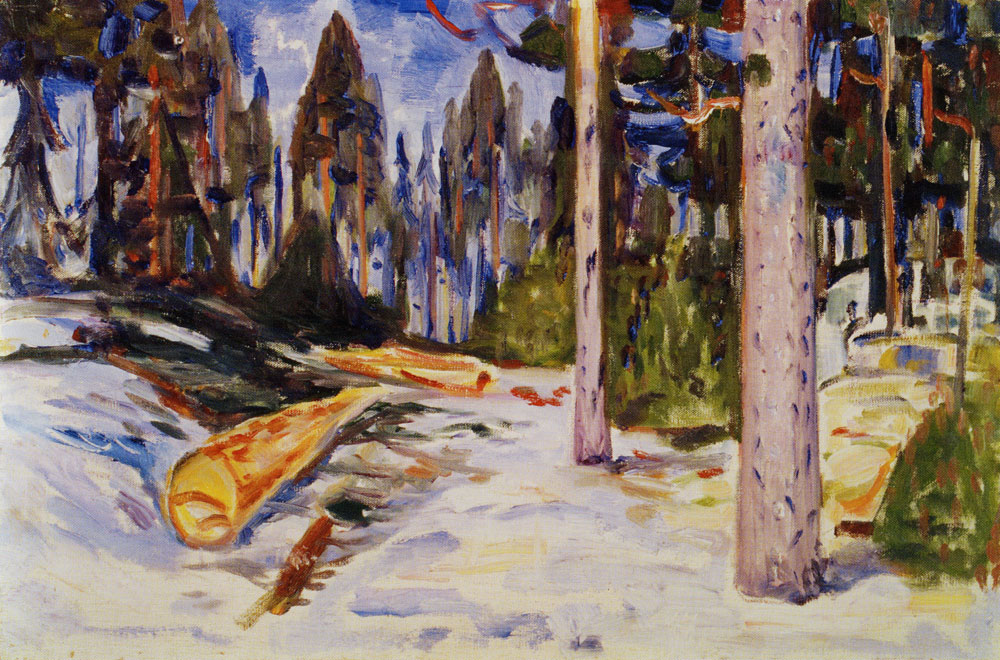 Edvard Munch - Felled Trees