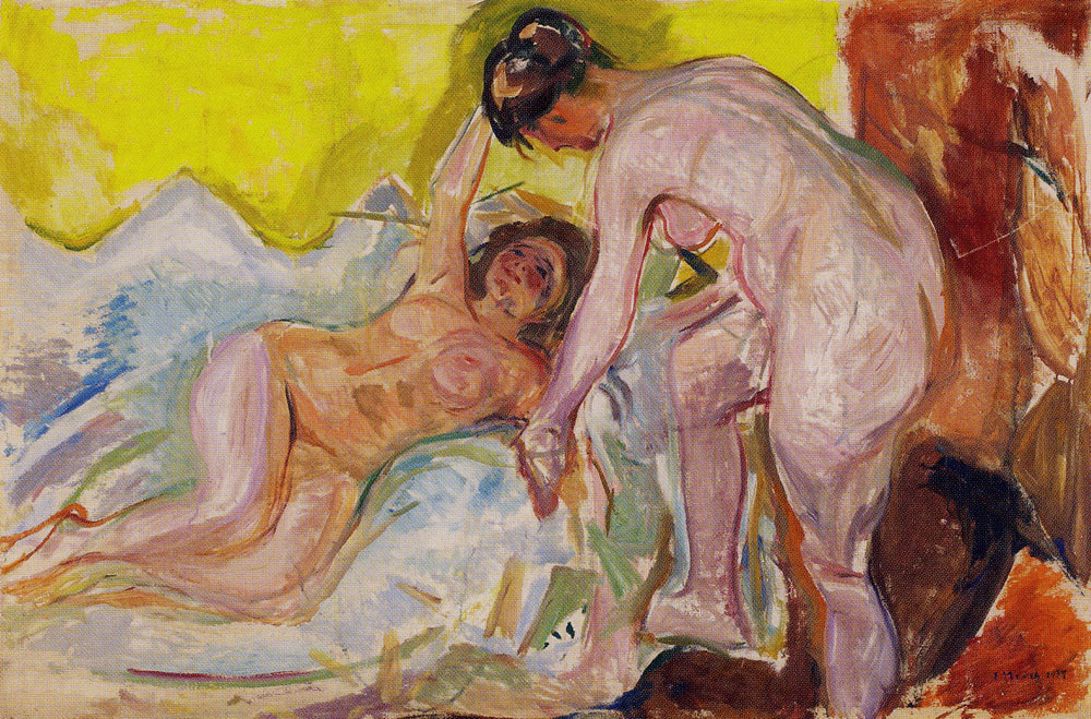 Edvard Munch - Female Nudes, Standing and Lying Down