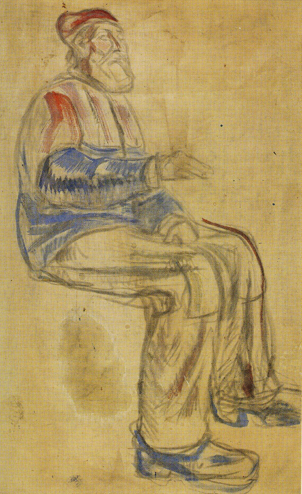 Edvard Munch - History: Study for the Old Man