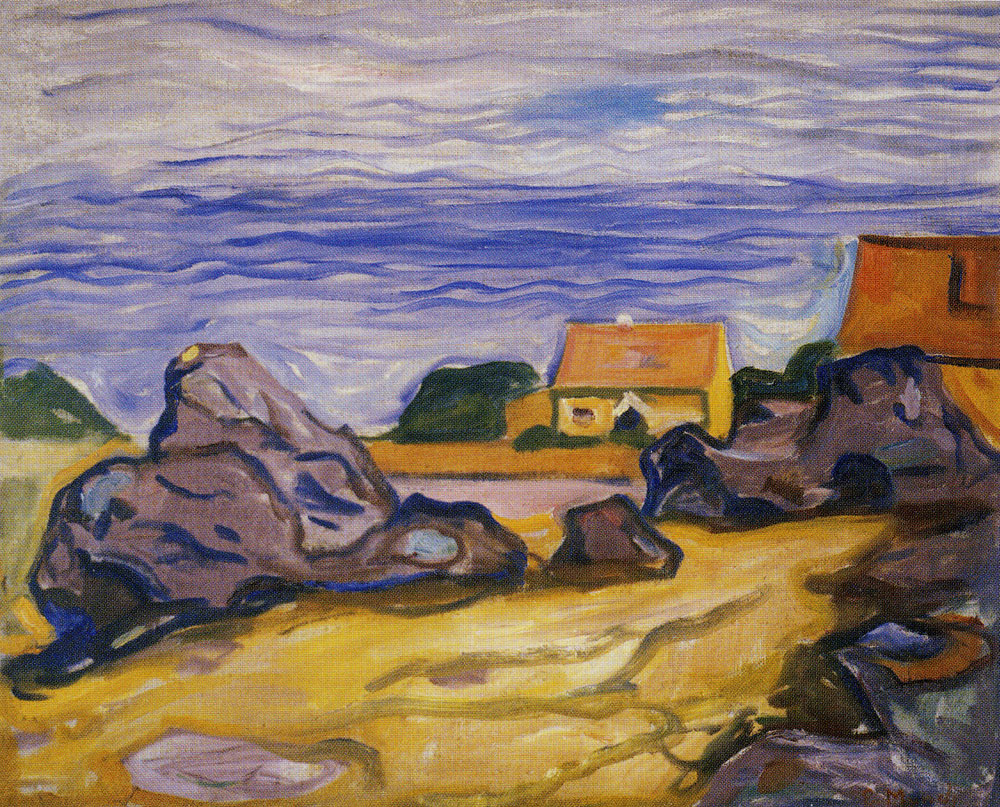 Edvard Munch - House in Borre