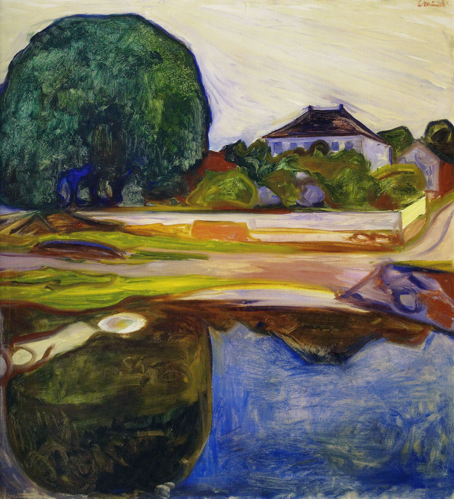 Edvard Munch - Kiøsterudgården