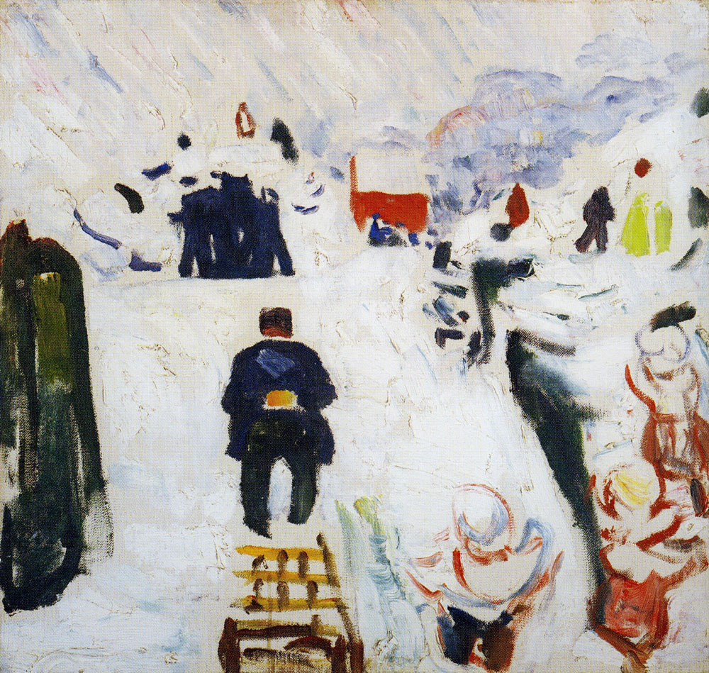 Edvard Munch - Man with a Sledge
