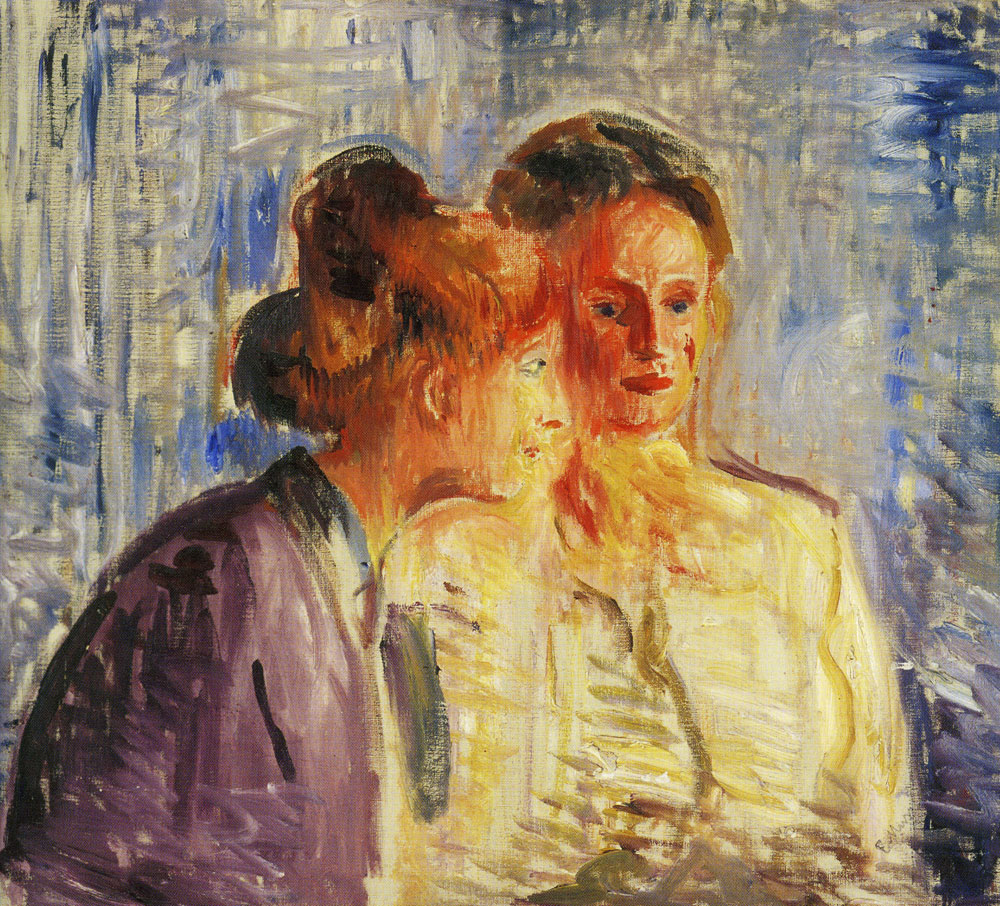 Edvard Munch - Olga and Rosa Meissner