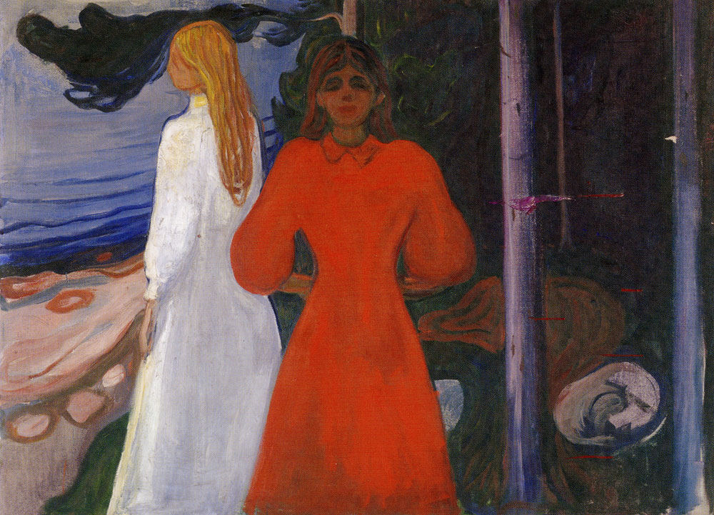 Edvard Munch - Red and White
