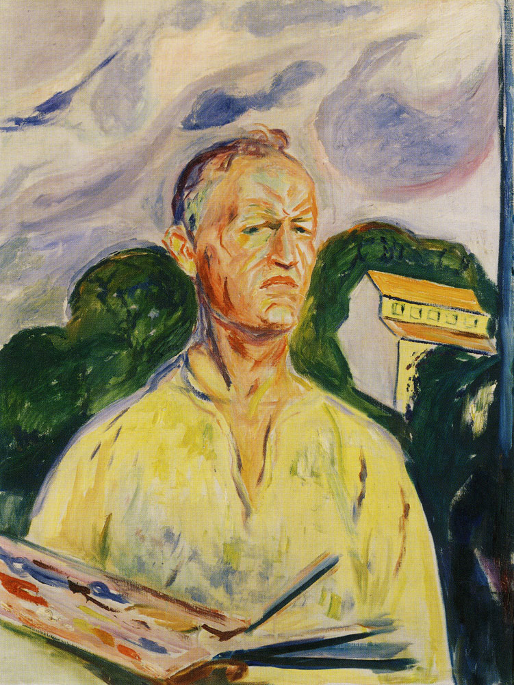 Edvard Munch - Self-Portrait with Palette