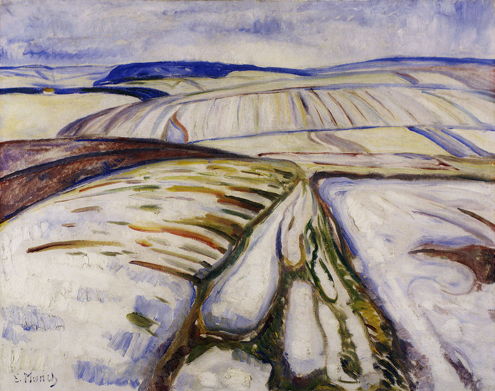 Edvard Munch - Snow Landscape, Thüringen