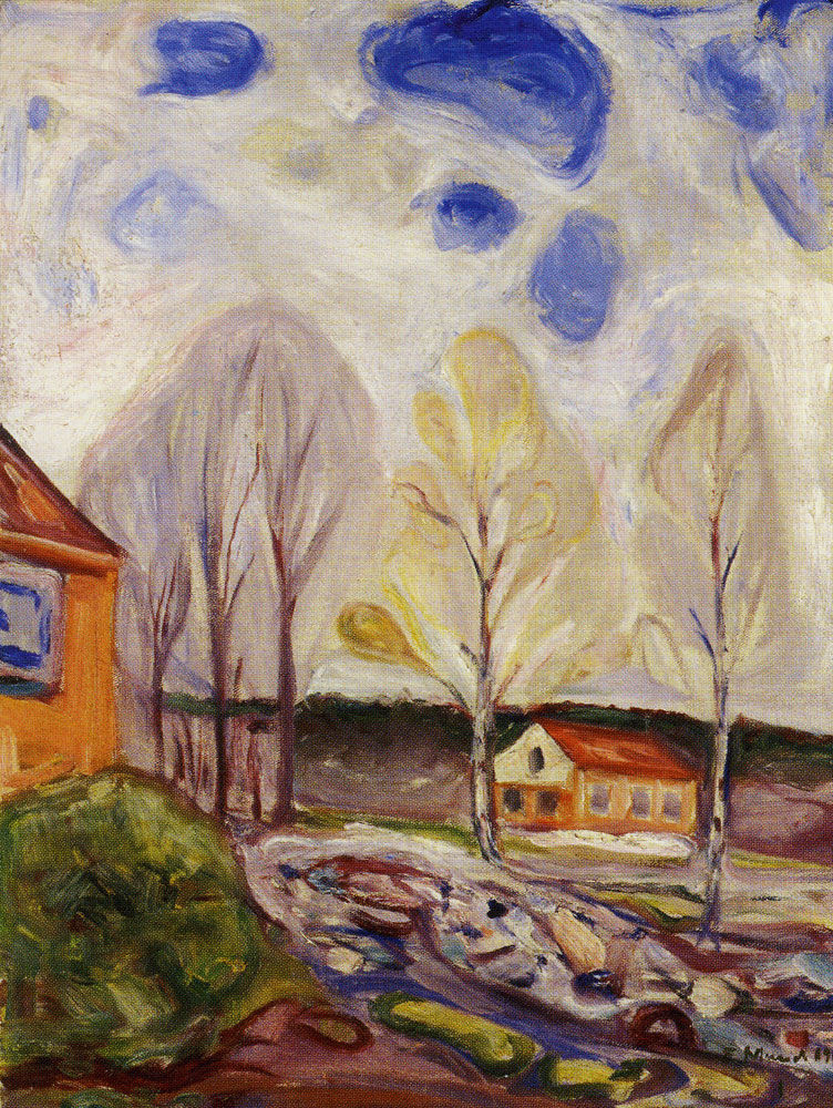 Edvard Munch - Spring in Åsgårdstrand