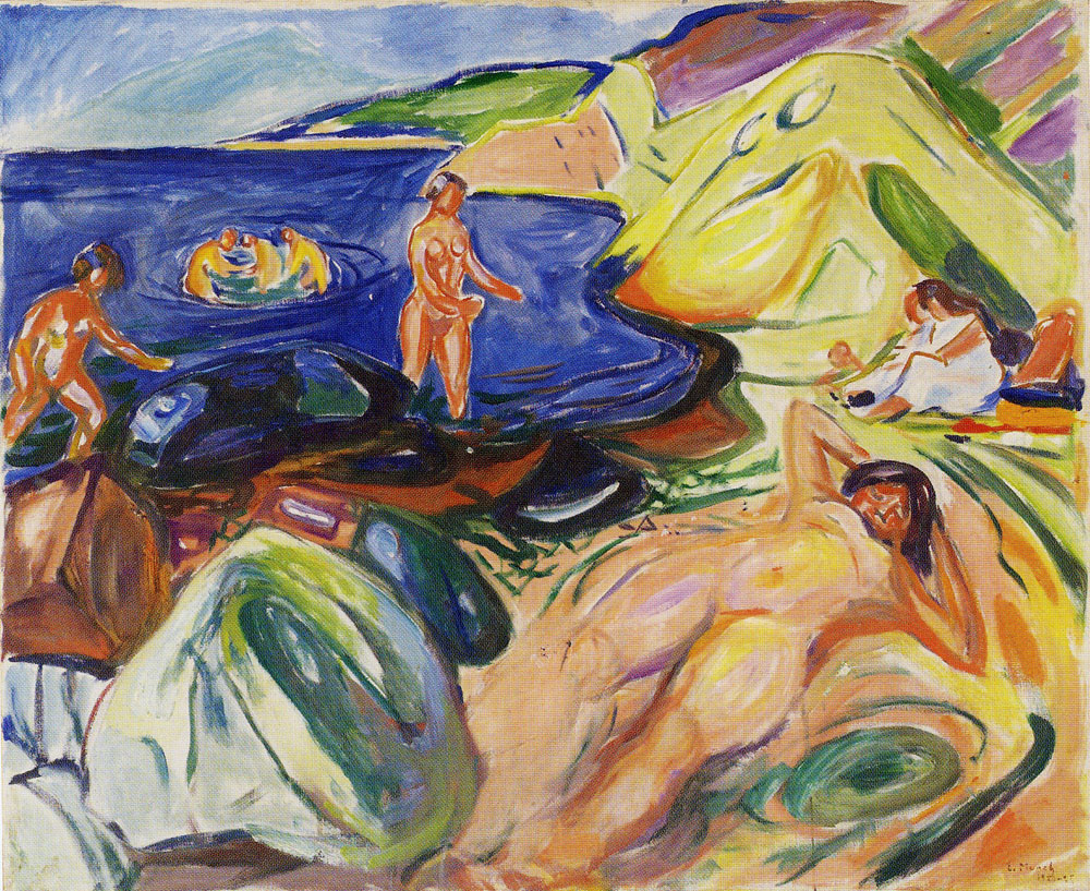 Edvard Munch - Sunbathing