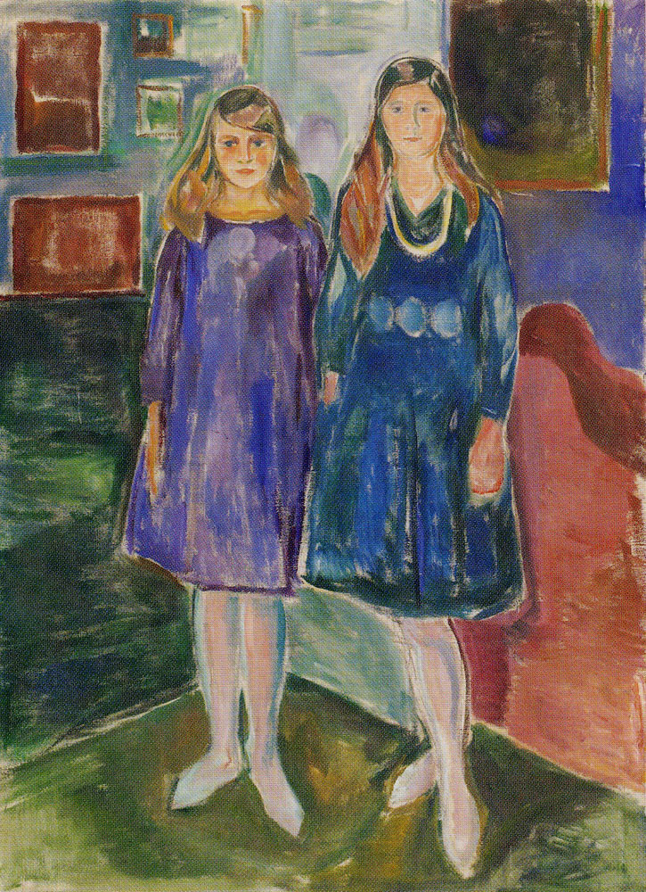 Edvard Munch - Two Teenagers