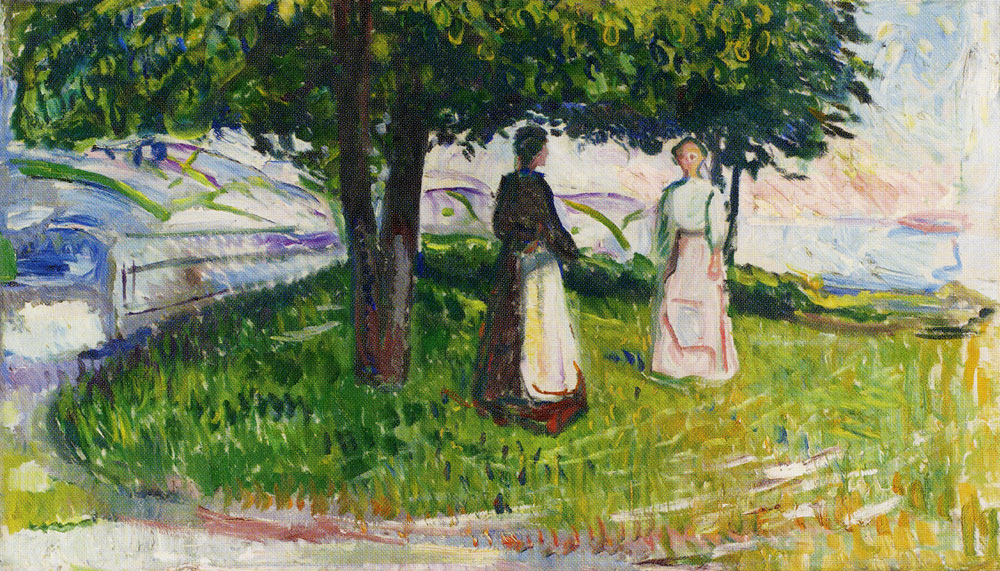 Edvard Munch - Two Women Under a Tree