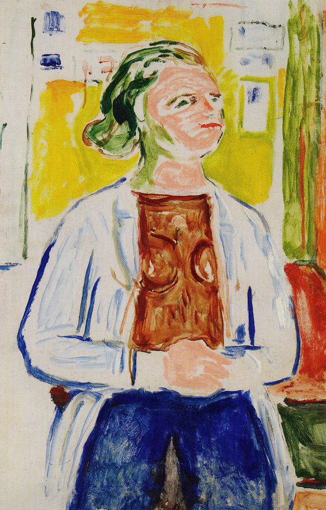 Edvard Munch - Young Woman