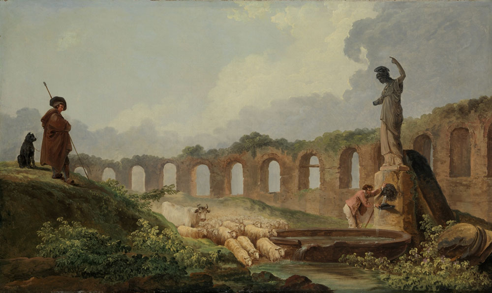 Hubert Robert - Aqueduct in Ruins