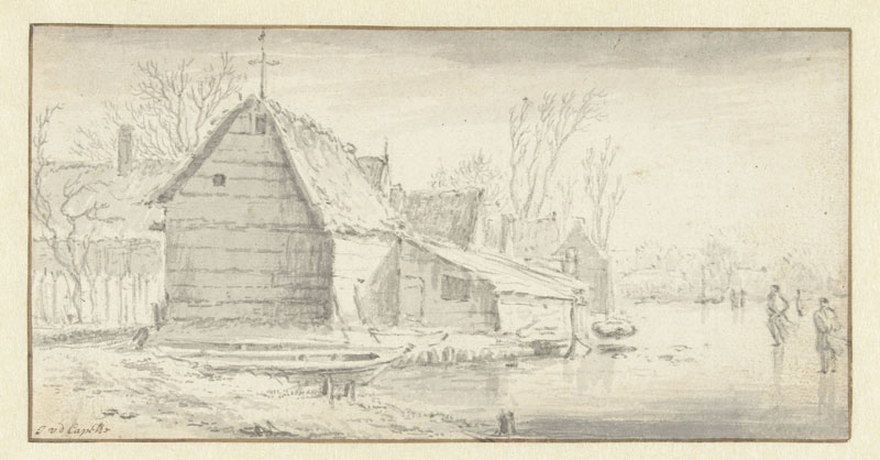 Jan van de Cappelle - Winter view