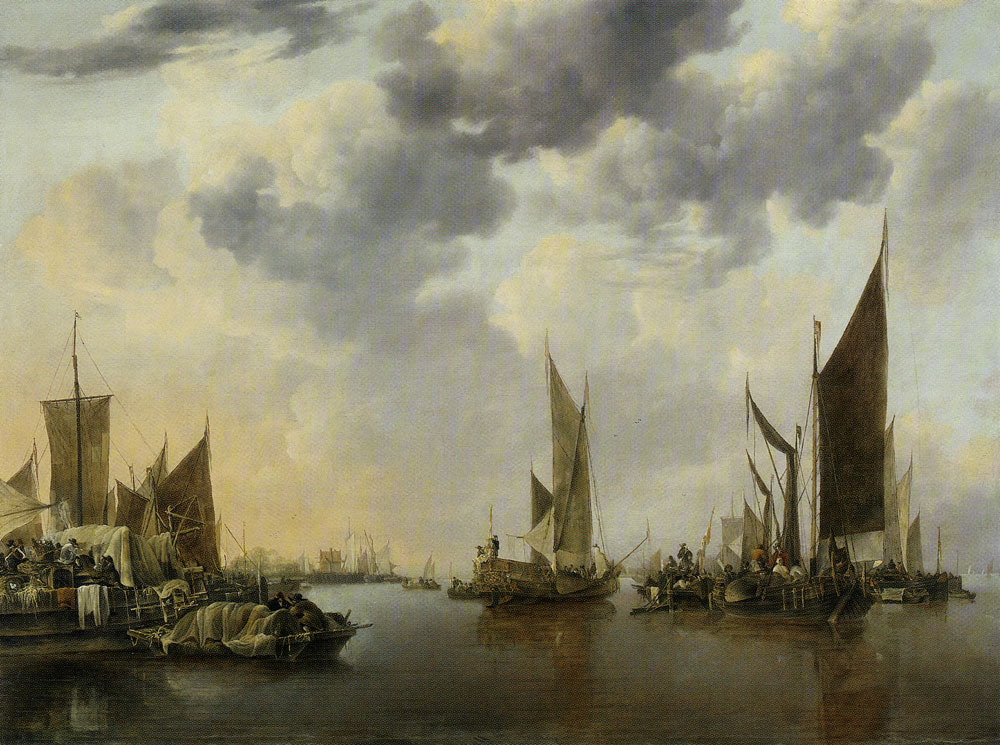 Jan van de Cappelle - Seascape with Ships