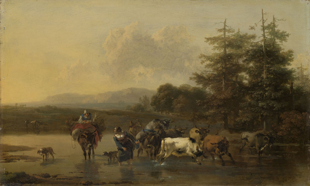 Nicolaes Berchem - The Cattle Herd
