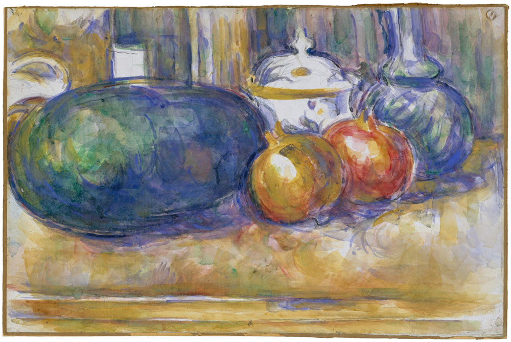 Paul Cezanne - Still-Life with a Watermelon and Pomegranates