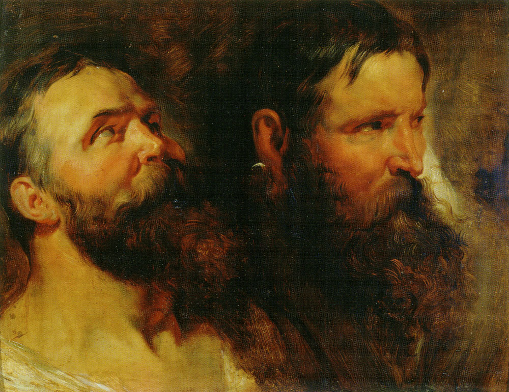 Peter Paul Rubens - Study of Two Bearded Men