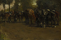 George Hendrik Breitner Cavalry at Repose