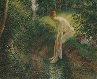 Camille Pissarro Bather in the Woods