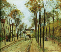 Camille Pissarro The Boulevard des Fossés, Pontoise