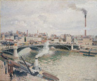 Camille Pissarro Morning, An Overcast Day, Rouen