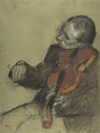 Edgar Degas - Violinist, Study for 