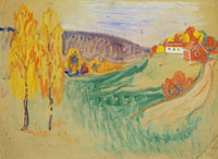 Edvard Munch - Autumn Landscape
