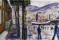 Edvard Munch - Bergen Harbour