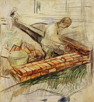 Edvard Munch Bricklayer