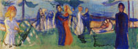 Edvard Munch - Dance by the Sea