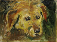 Edvard Munch Dog's Face