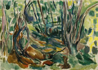 Edvard Munch - Elm Forest in Summer
