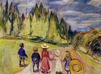 Edvard Munch - The Fairytale Forest