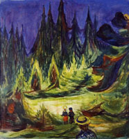Edvard Munch The Fairytale Forest