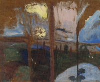 Edvard Munch Forest Study