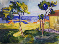 Edvard Munch - The Garden in Åsgårdstrand