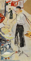 Edvard Munch Hanna Brieschke in Åsgårdstrand