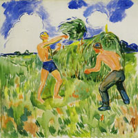 Edvard Munch Haymaking