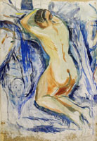 Edvard Munch - The Human Mountain: Kneeling Nude