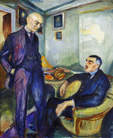 Edvard Munch - Lucien Dedichen and Jappe Nilssen