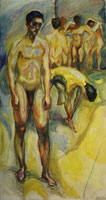 Edvard Munch Naked Men in the Baths