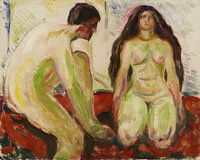 Edvard Munch Naked Man and Woman