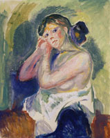 Edvard Munch - Nude Half Figure