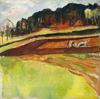 Edvard Munch Ploughed Field