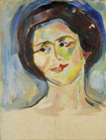 Edvard Munch Portrait of Model